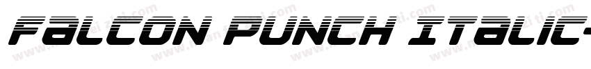 Falcon Punch Italic字体转换
